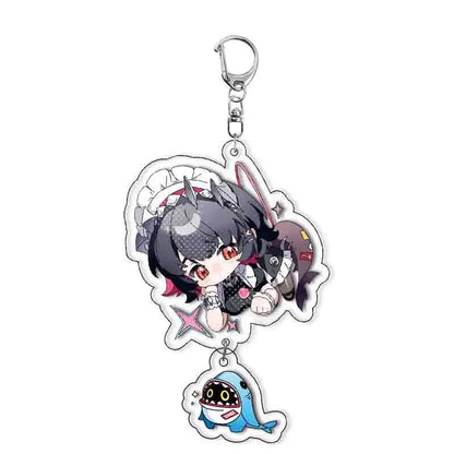 Game Zenless Zone Zero Nekomiya Mana Cosplay Costumes Acrylic Keychain