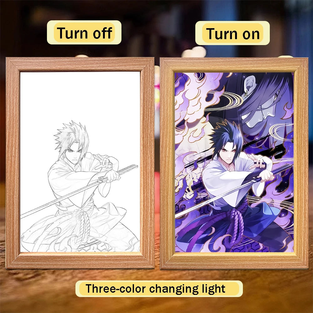 Naruto Sasuke LED Lamp