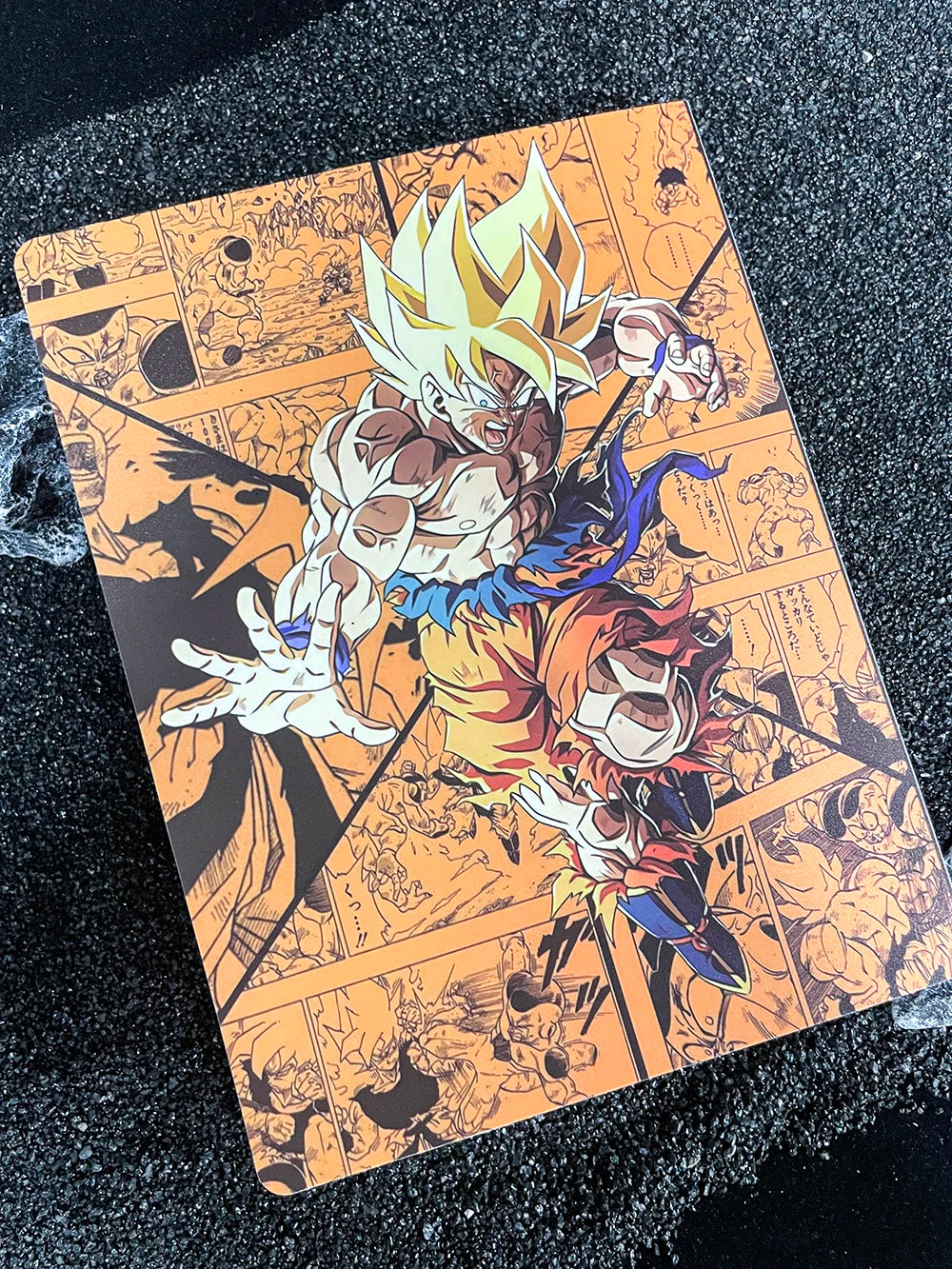 Goku Dragon Ball Collectible Card Album 4 Compartments Can Hold 240 Pcs Card Matte Touch Shell Card Album Gift