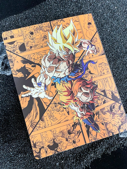 Goku Dragon Ball Collectible Card Album 4 Compartments Can Hold 240 Pcs Card Matte Touch Shell Card Album Gift