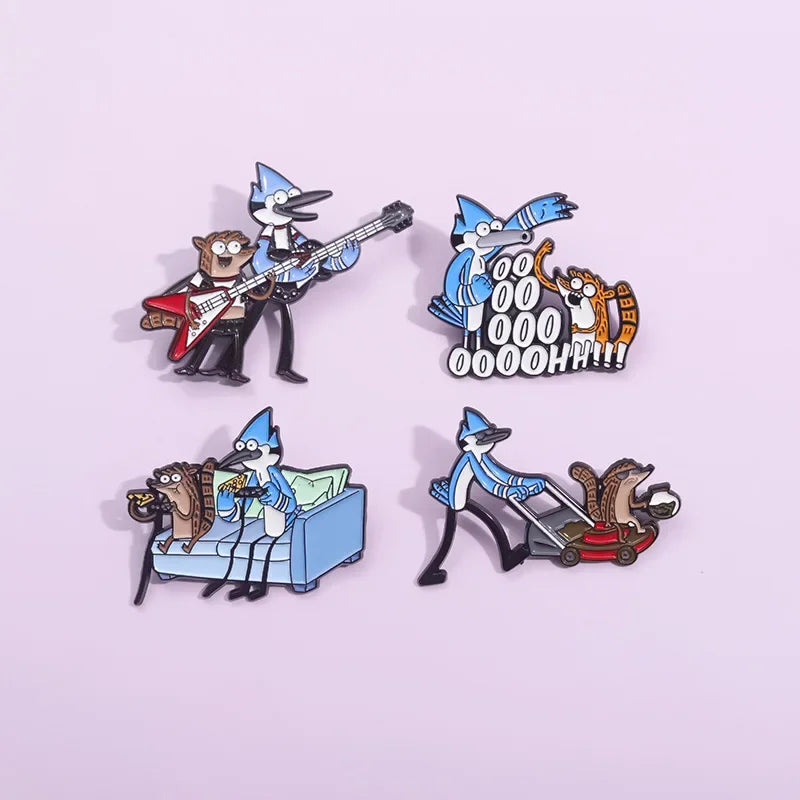 Anime Blue Hair Brooch