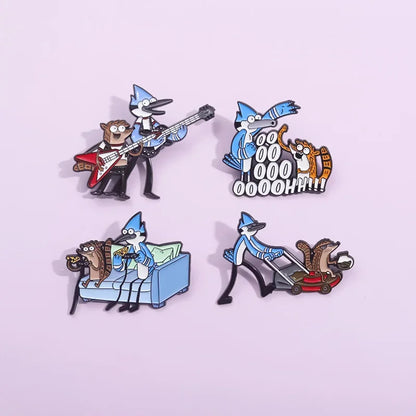 Anime Blue Hair Brooch