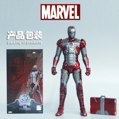 ZD Toys Iron Man Series Joint Movable MK1 MK2 MK3 MK4 MK5 MK6 MK7 MK42 MK43 MK50 Movie Action Figure 7 Inches Mark Dolls