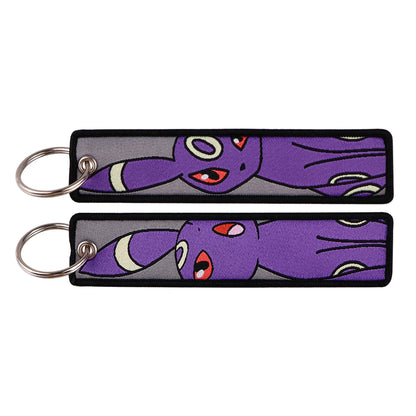 Anime Game Embroidery Keychain