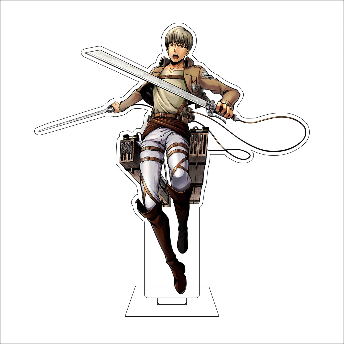 16CM Anime Attack on Titan Cosplay Acrylic Figure Stand Plate Ymir Sasha Braus Conny Springe Ornaments Gifts