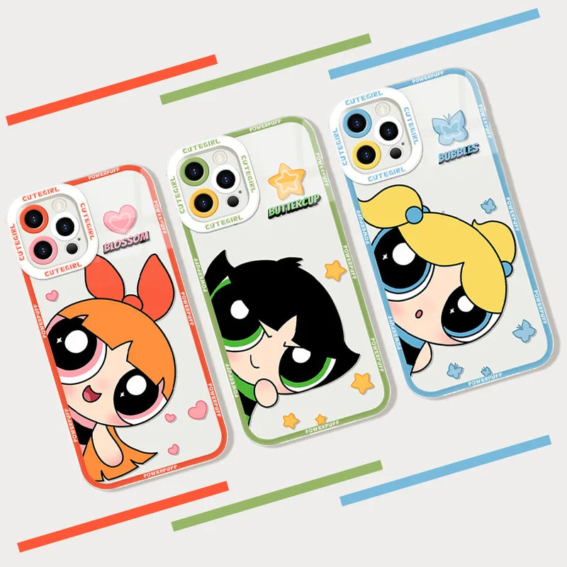 Powerpuff Girls Silicone Phone Case