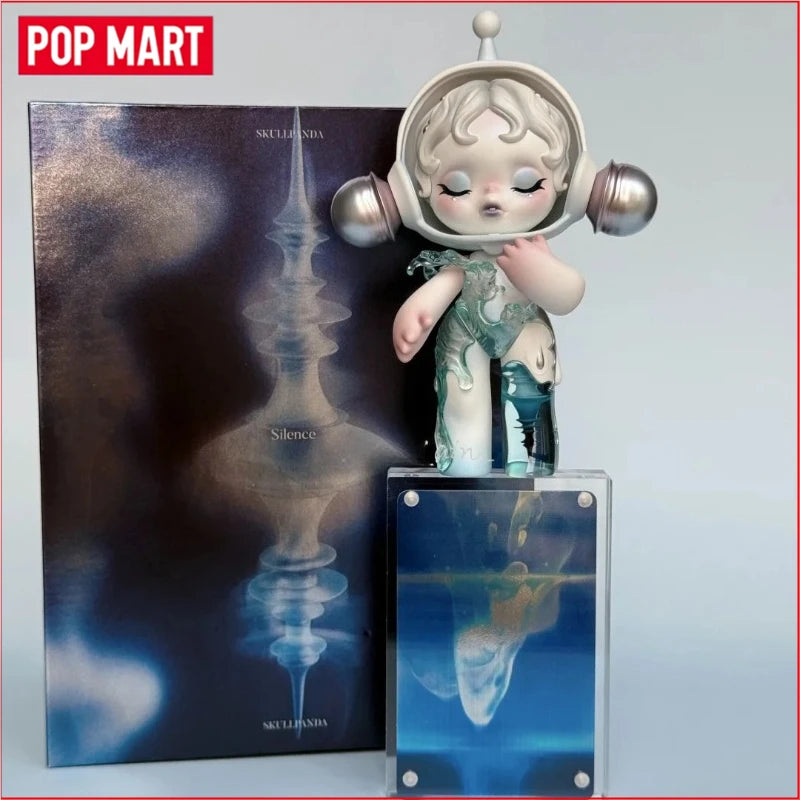 Pop Mart Skullpanda Bjd Nana Figures Baby Series Flower Blooming Figure Pink Green SP Art Toy Limited Dolls Surprise Toy Gift