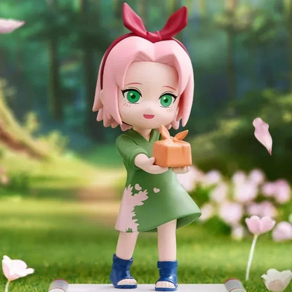 POP MART Naruto Shippuden Childhood Series Mystery Box Genuine Blind Box Guess Toys Bag Ornament Figurines Home Decor Desktop