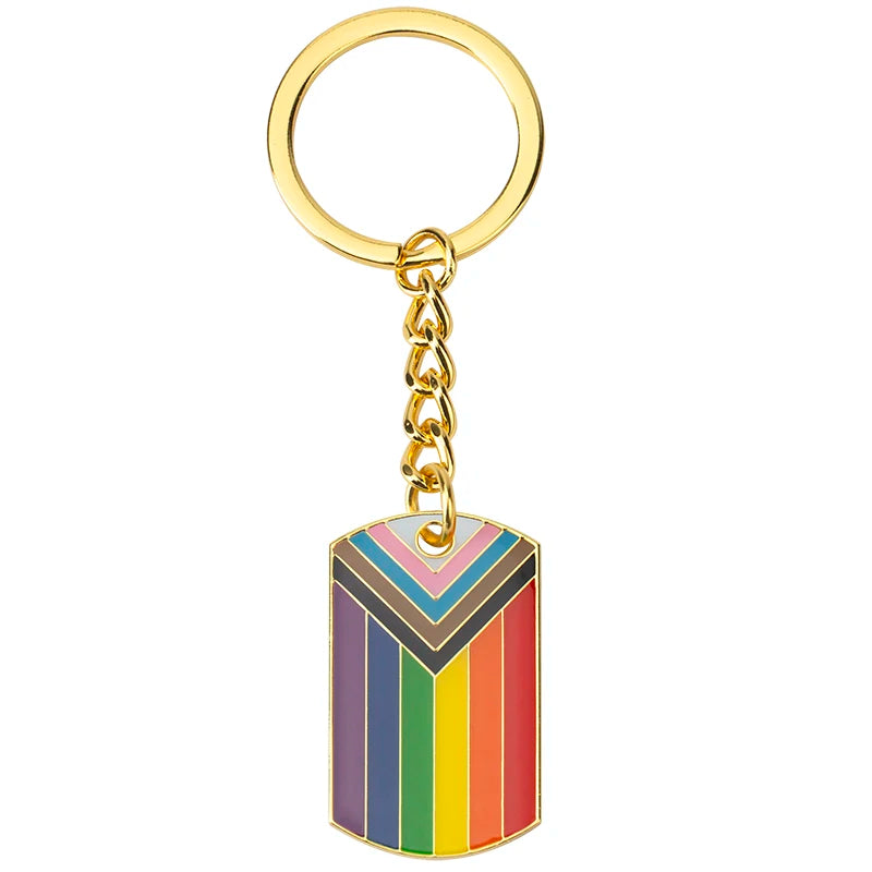 Progress Pride Heart Shaped Lapel Pin Flag badge Brooch Pins Badges