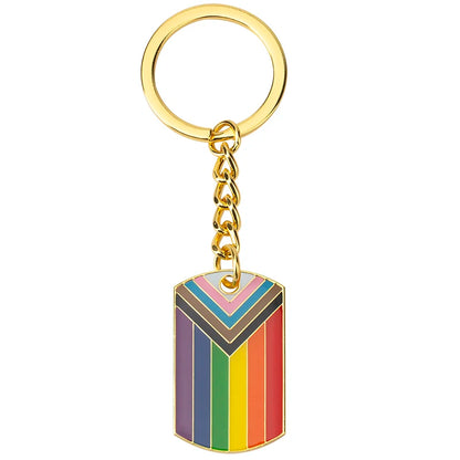 Progress Pride Heart Shaped Lapel Pin Flag badge Brooch Pins Badges