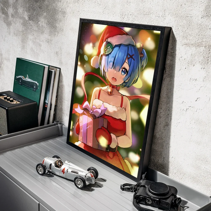 Re:Zero Rem Retro Poster