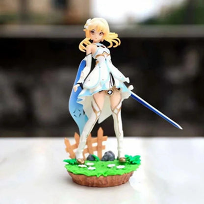 20cm Lumine Anime Game Figure Genshin Figure Barbara Aether Figurine Collectible Model Doll Toy Gift Action Figure PVC Boxed