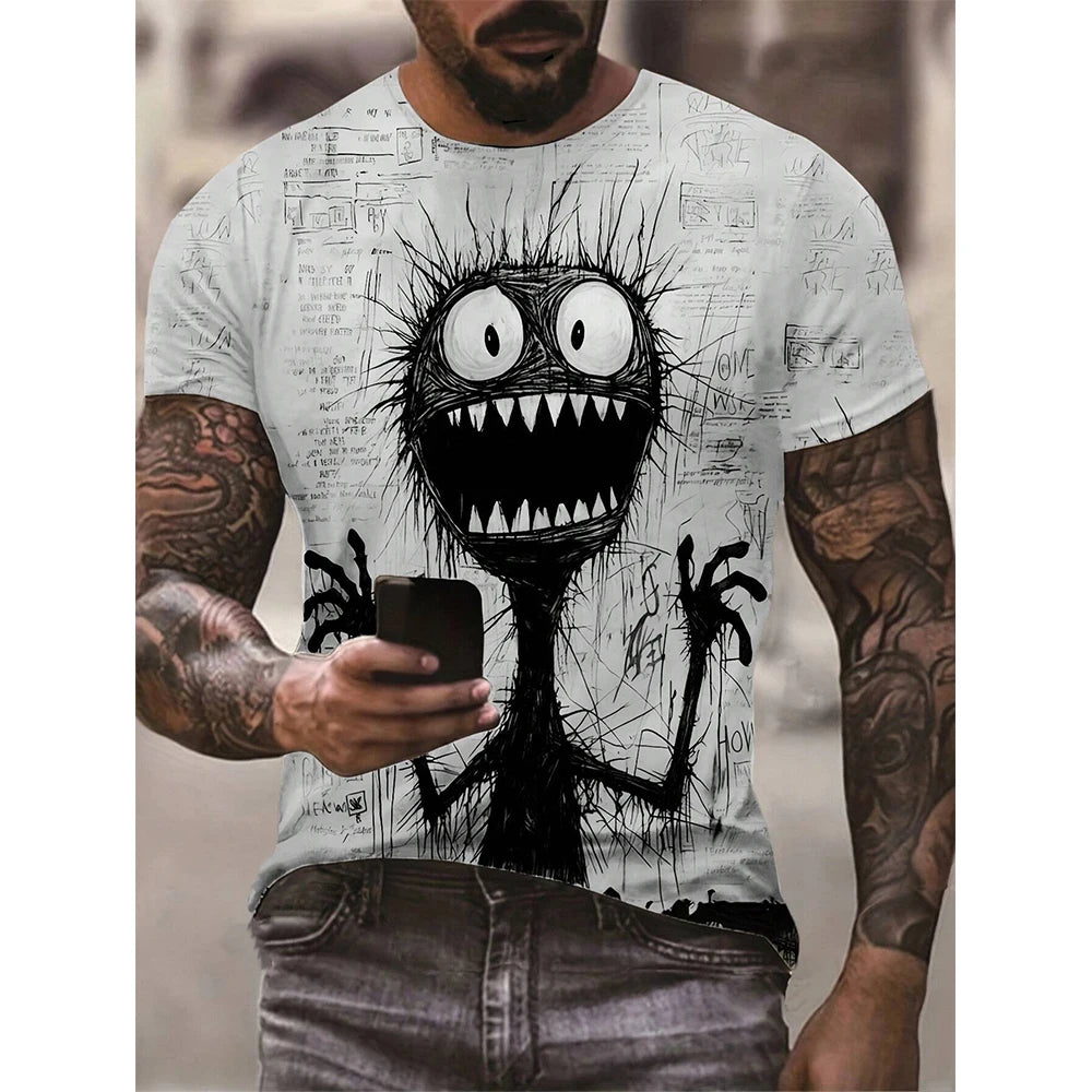 Anime Monster Oversized T-Shirt