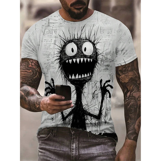Anime Monster Oversized T-Shirt