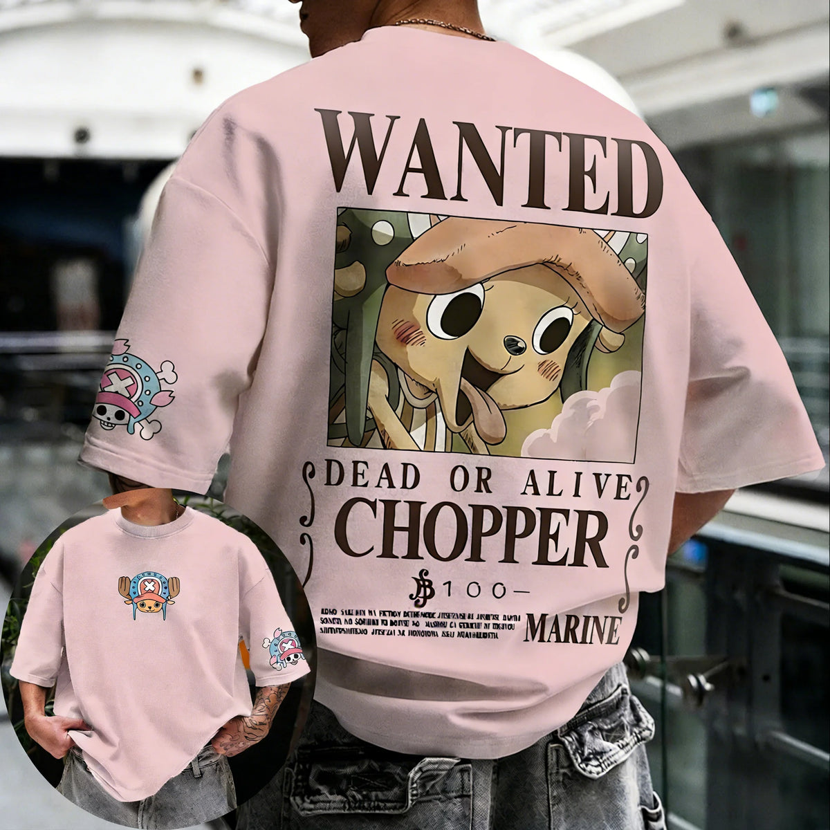 ONE PIECE Anime Chopper Joint Cotton T-shirt 2026 Summer New Men's and Women's Loose Casual Street Hip Hop Short Sleeved Top