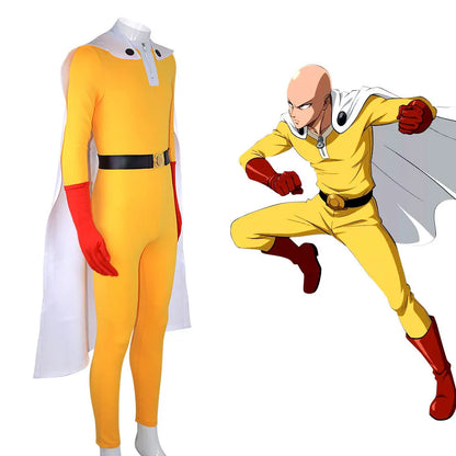 One Punch Man Saitama Cosplay Suit