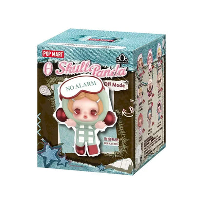 POP MART POP ATTACH SKULLPANDA Off Mode Series Mini Doll Mystery Box Genuine Blind Box Guess Toys Bag Ornament Figurines Home