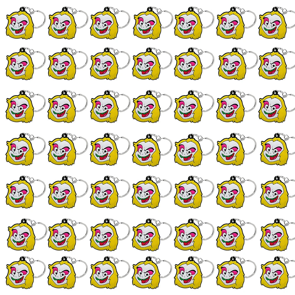 50PCS Keychains Terror Movie Character Keyring