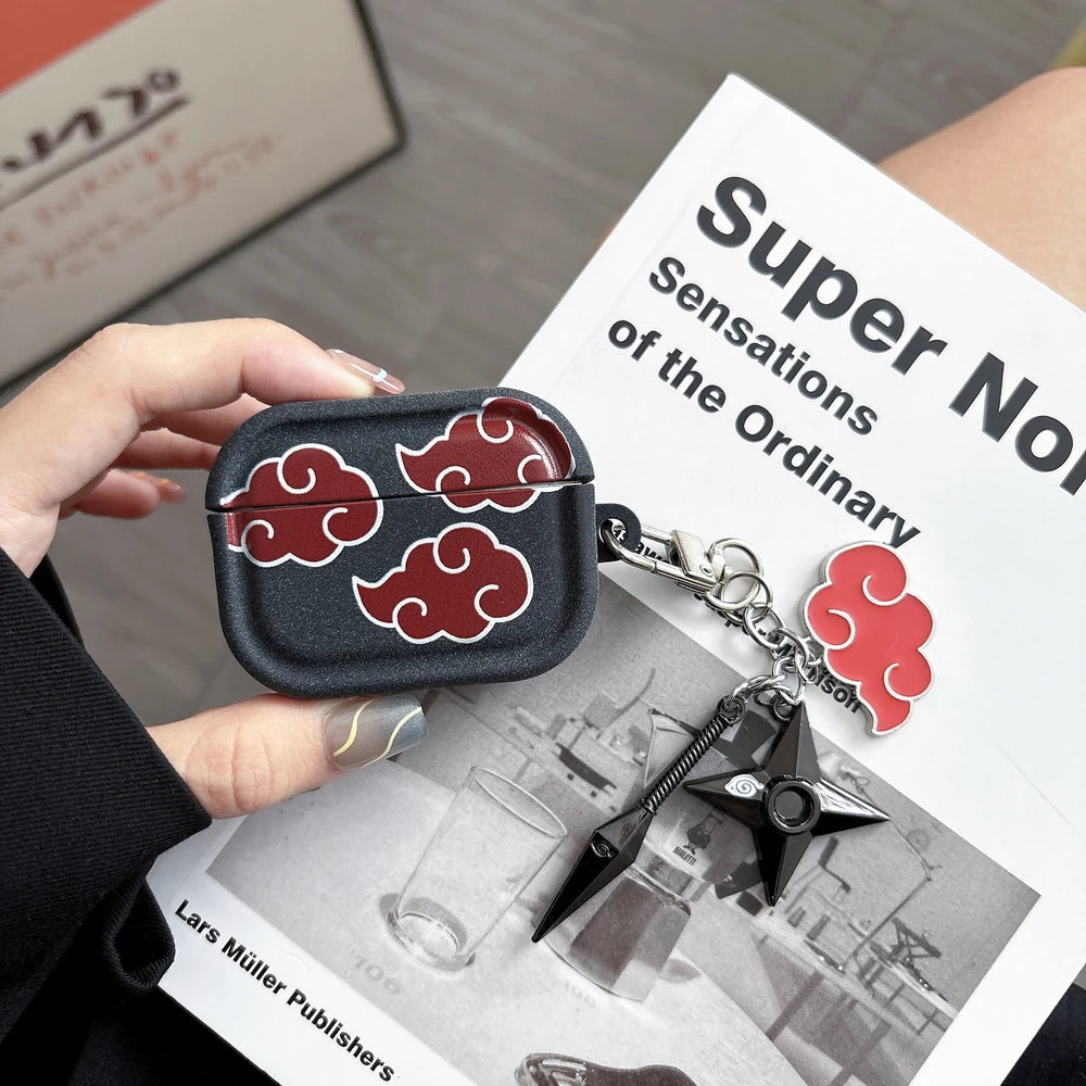 Japan Anime N-NARUTOS  Itachi Obito Pain Earphone Case For Airpods 4 2 3 1 Pro 3 2  Wireless Bluetooth Headset Protective Cover