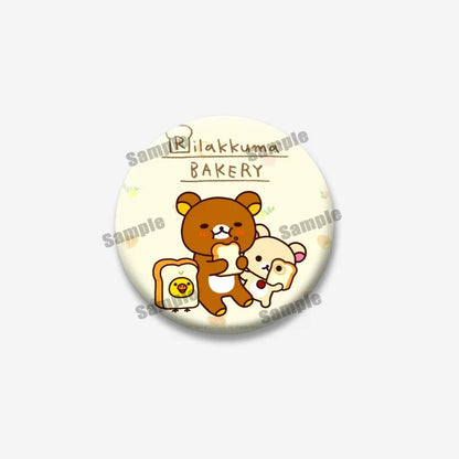 Rilakkuma Bear Badge Pin