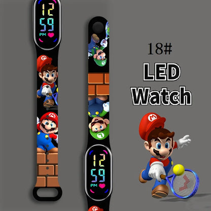 Kids LED Watch Touch Control Digital Silicone Strap