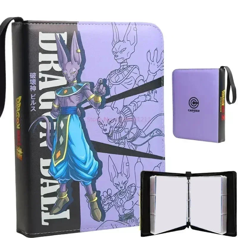 400pcs/900pcs Anime Dragon Ball Vegeta Folder Binder card Holder Game Cards Album Book Collection Cards Storage bag Kids Gifts