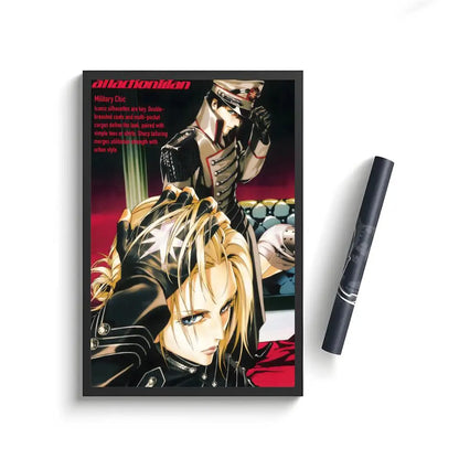 Anime Attack on Titan Poster Stickers Painting Self-Adhesive Wall Decals for Room Home HD Decor Gift