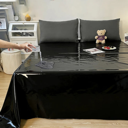 Anime Black Waterproof Mattress Pad