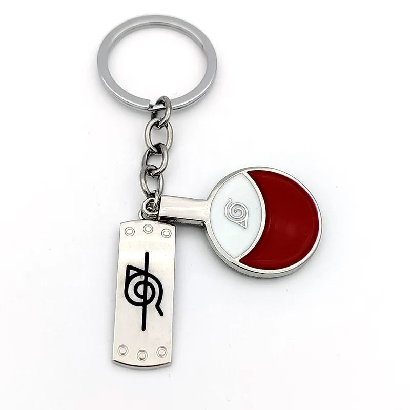 New Pendant Keychains Uzumaki Naruto Anime Figures Accessories Akatsuki Itachi Manga Men Key Chain Fans Gift Kids Toys Keyrings