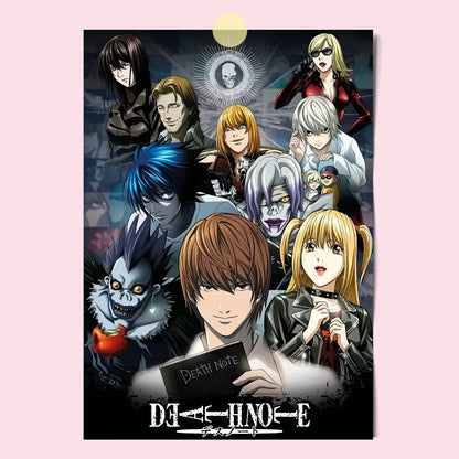 Death Note Light Yagami Canvas Poster