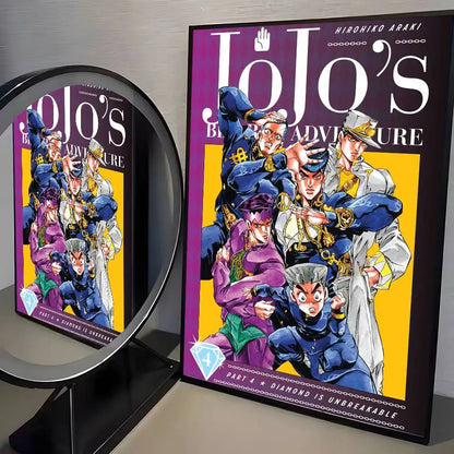 JoJo’s Bizarre Adventure Retro Canvas