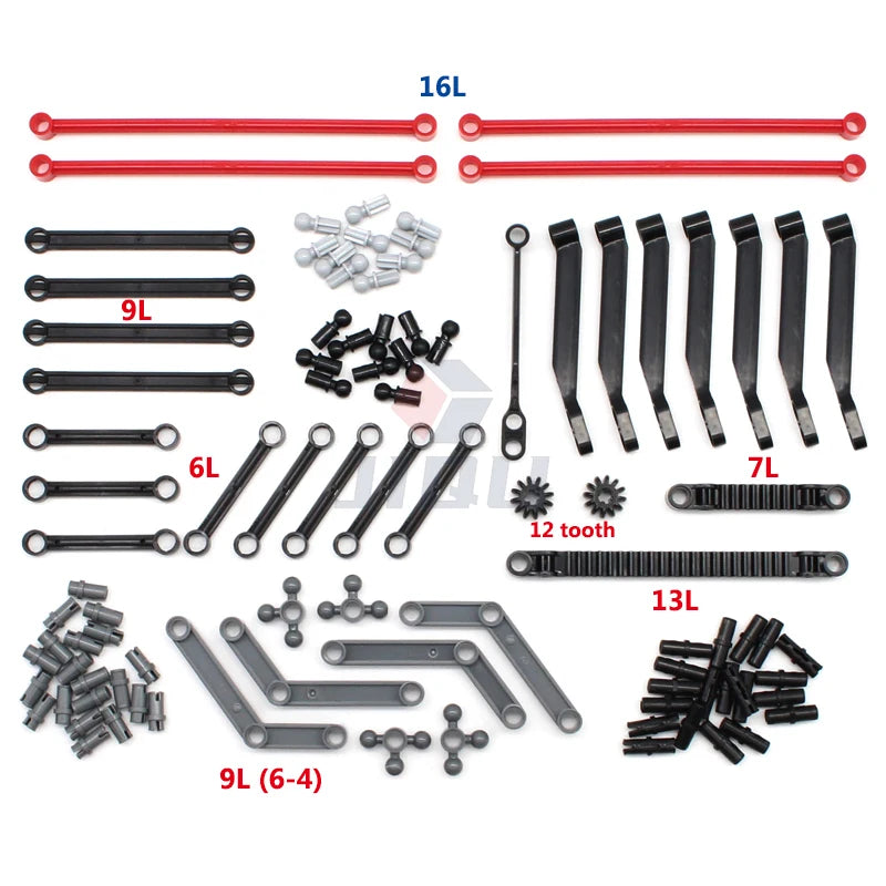 High-Tech Accessory Parts Kit MOC Building Blocks Package Compatible All Brand Bricks Educational Toy for Children Adults Gifts