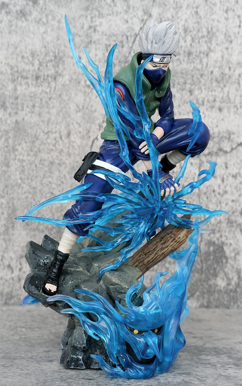 Anime 10th Anniversary Hatake Kakashi Chidori Ver. GK PVC Action Figure Battle Statue Collectible Model Game Toys Doll Gifts