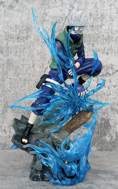 Anime 10th Anniversary Hatake Kakashi Chidori Ver. GK PVC Action Figure Battle Statue Collectible Model Game Toys Doll Gifts