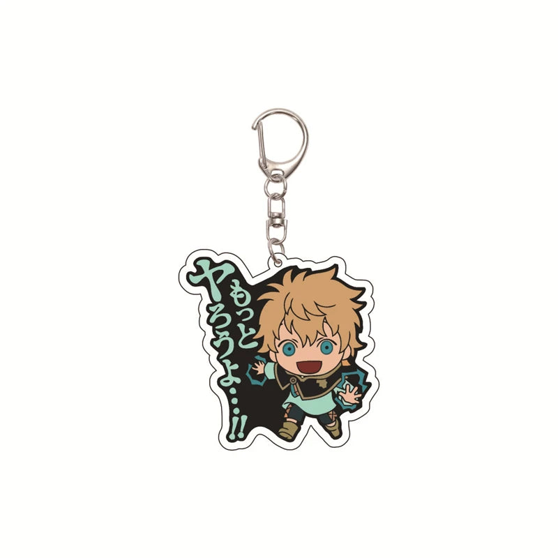 Black Clover Asta Acrylic Keychain