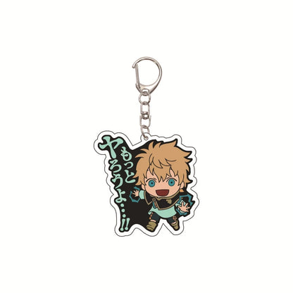 Black Clover Asta Acrylic Keychain