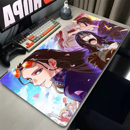 Mouse Pad Anime XL Gaming Accessories One Piece Nico Robin Keyboard Pad PC Computer Rubber Desk Mat Gamer Carpet Office Mousepad