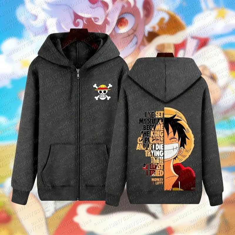 One Piece Luffy Zipper Hoodie