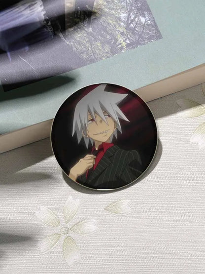 58/44/32mm Anime Soul Eater Round Pins Cartoon Badges