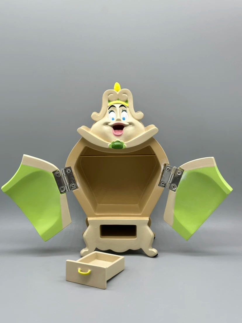Beauty And The Beast Cogsworth Clock Statue