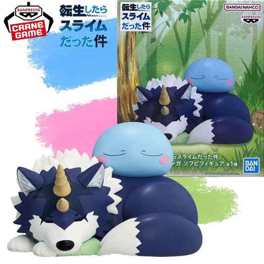In Stock Genuine BANPRESTO That Time I Got Reincarnated as a Slime Soft Vinyl Figure Rimuru Tempest Ranga Figure Anime Model Toy