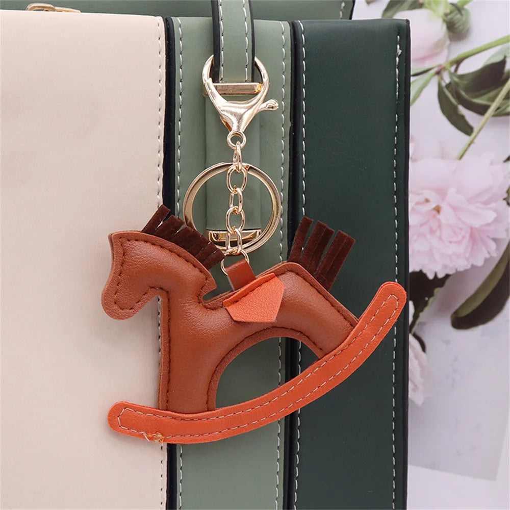 Horse Pony Tassel Keychain