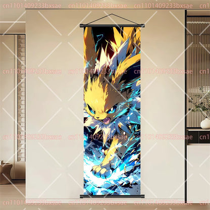 Pokémon Eevee Scroll Painting