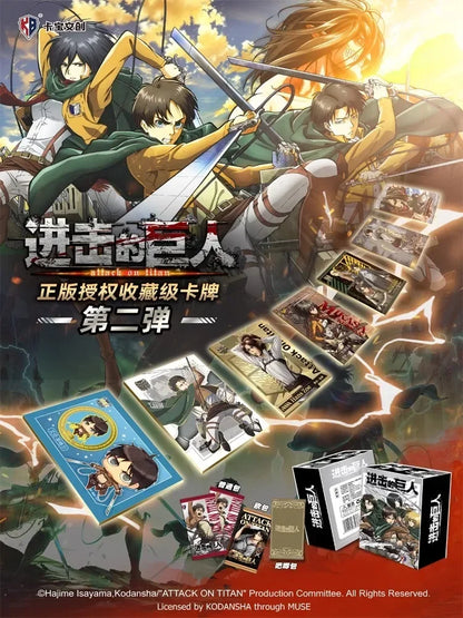 Genuine Attack on Titan Card Allen's Survey Corps Trading Cards Final Battle Collectible Card Toys Gifts
