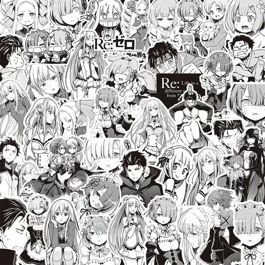 10/35/70pcs Natsuki Subaru Emilia Re Zero Stickers