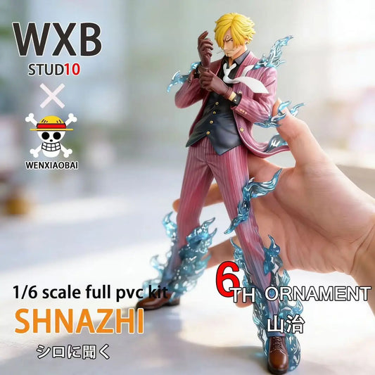 One Piece Sanji 1/6 Scale Pvc Model Anime Action Figure Collectible Model Toy Gift Figurine Trendy Decorative Piece