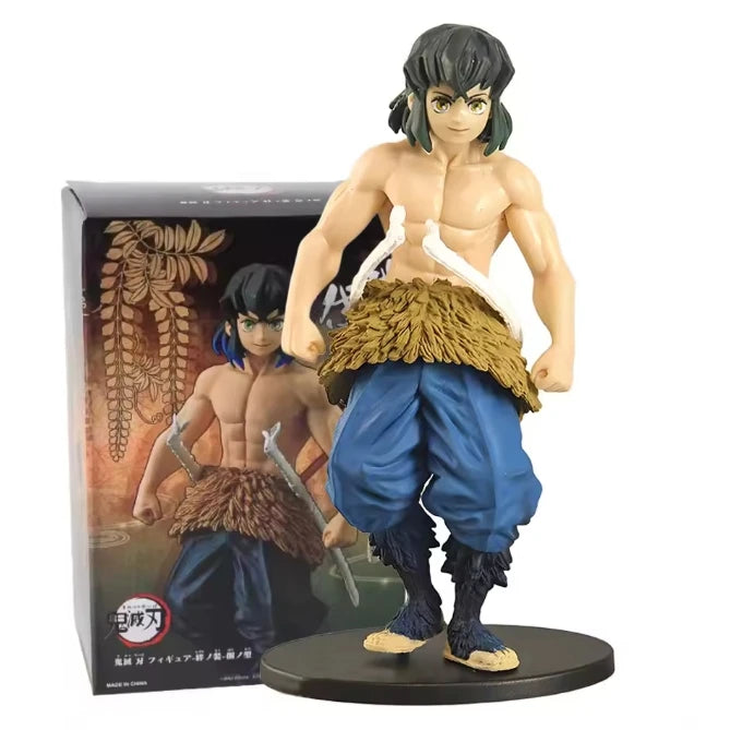 Anime Figure Demon Slayer Figures Kimetsu No Yaiba Doll Tanjiro Nezuko Zenitsu Figurine Inosuke Warrior Action Figure Model Toys
