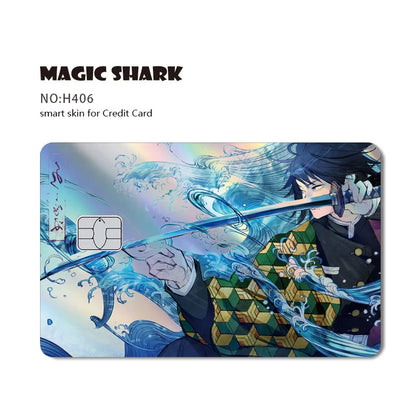 Demon Slayer Shark Holographic Card Skin