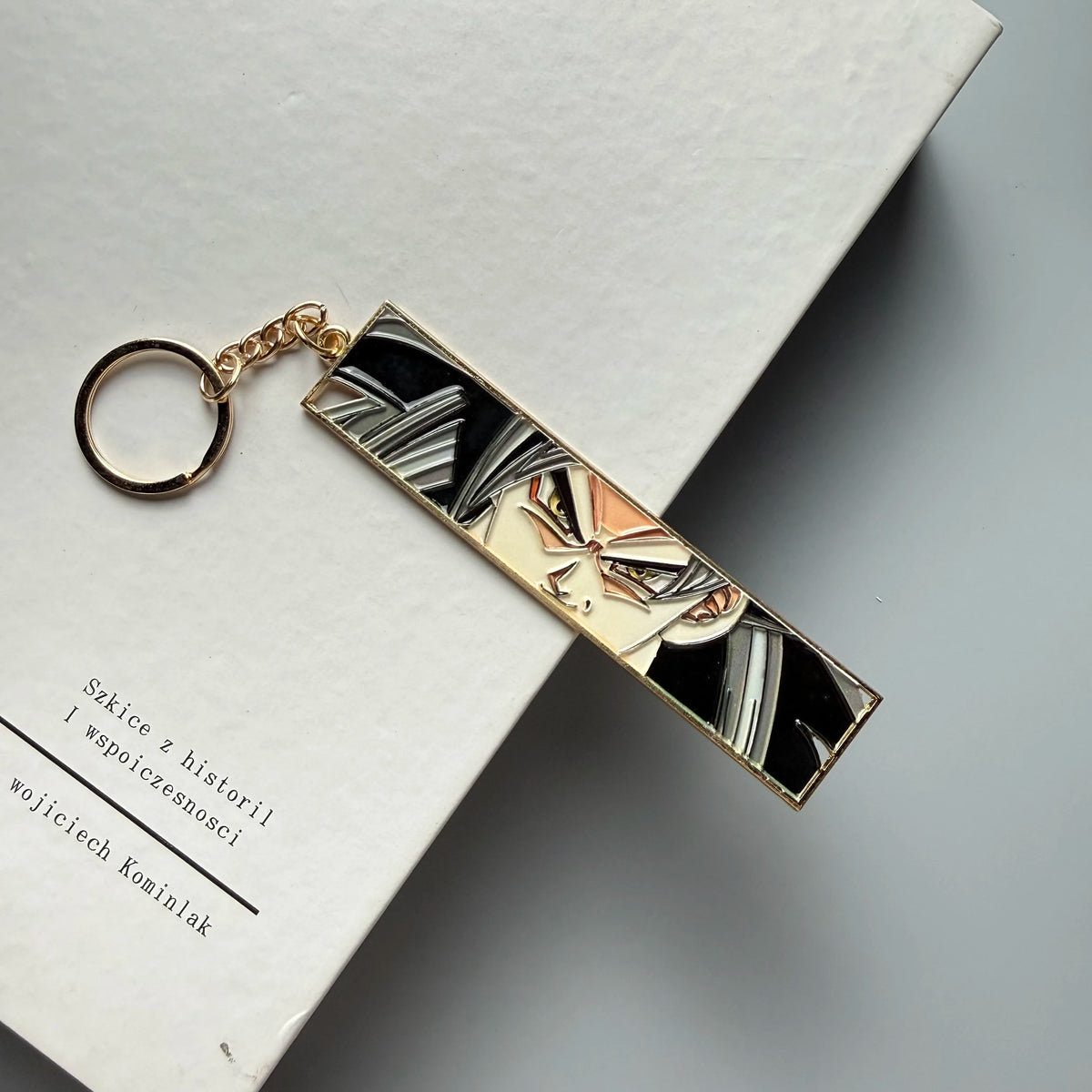 Anime Jet Metal Keychain