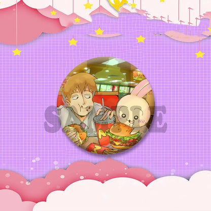 Mob Psycho 100 Character Lapel Pin